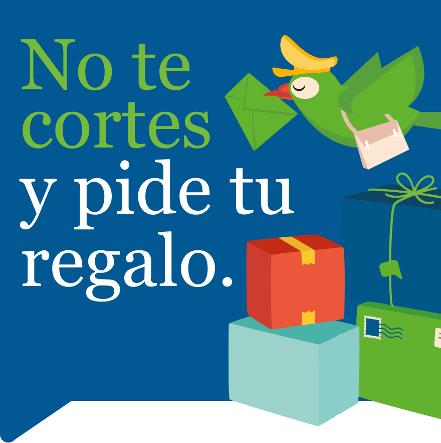 No te cortes y pide tu regalo